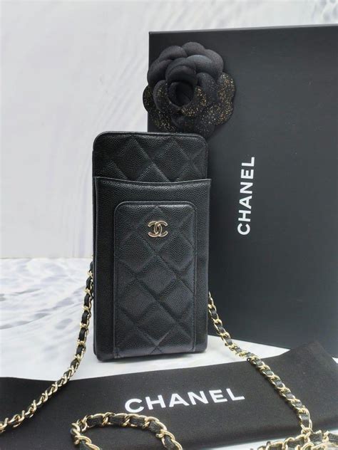 chanel phone case on chain|More.